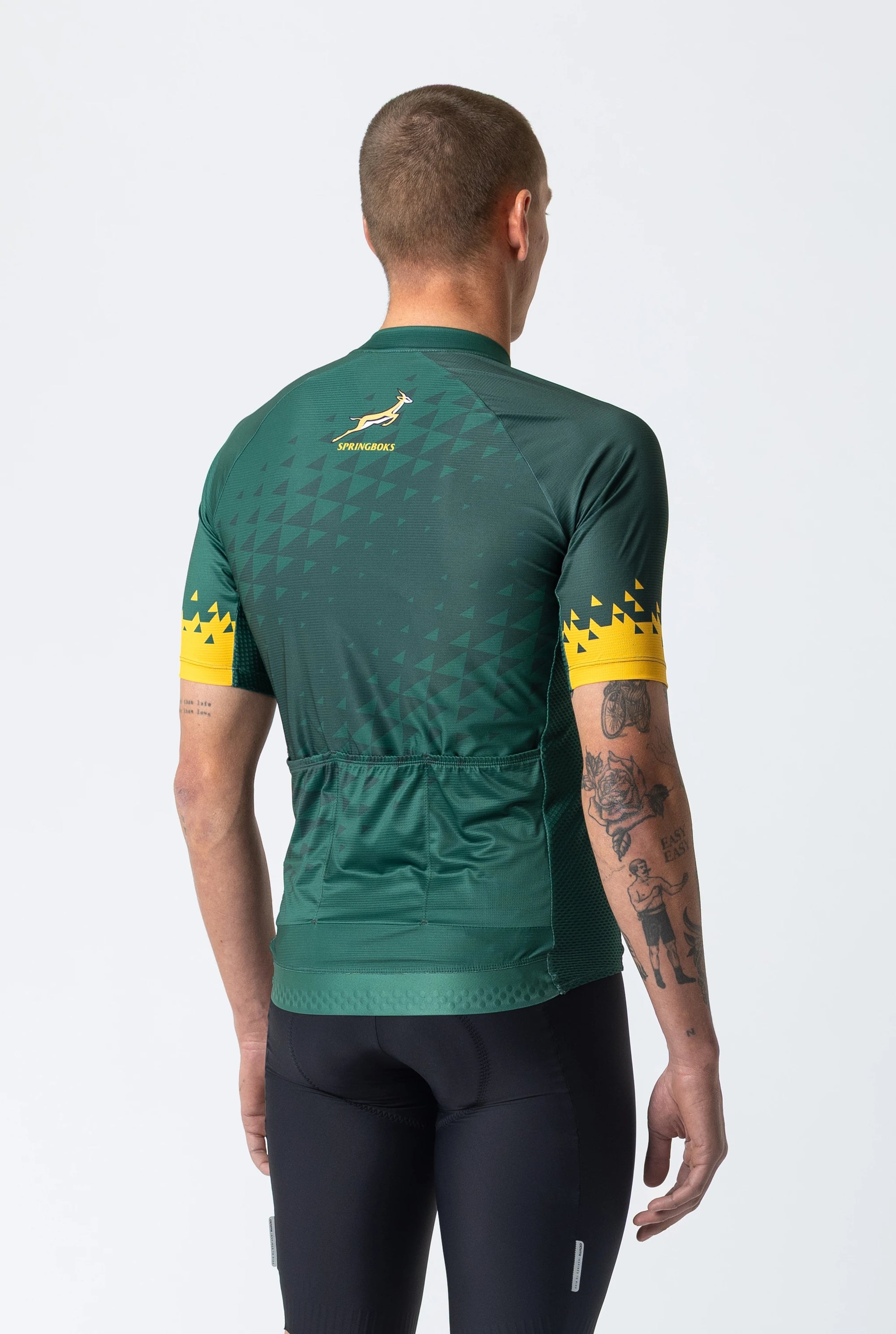 Men's Springboks Race Fit Cycling Top