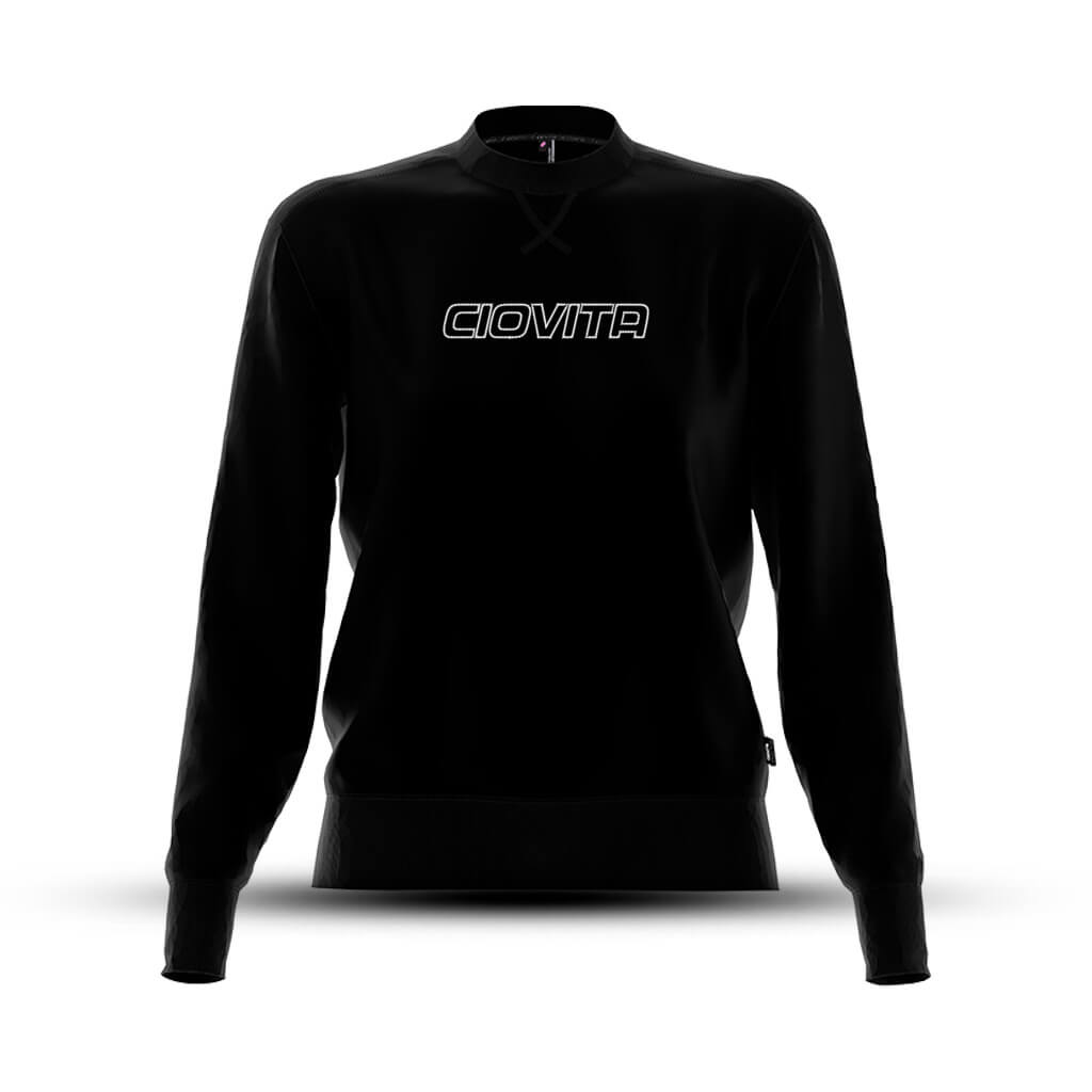 Women's Crew Neck Sweater (Black)