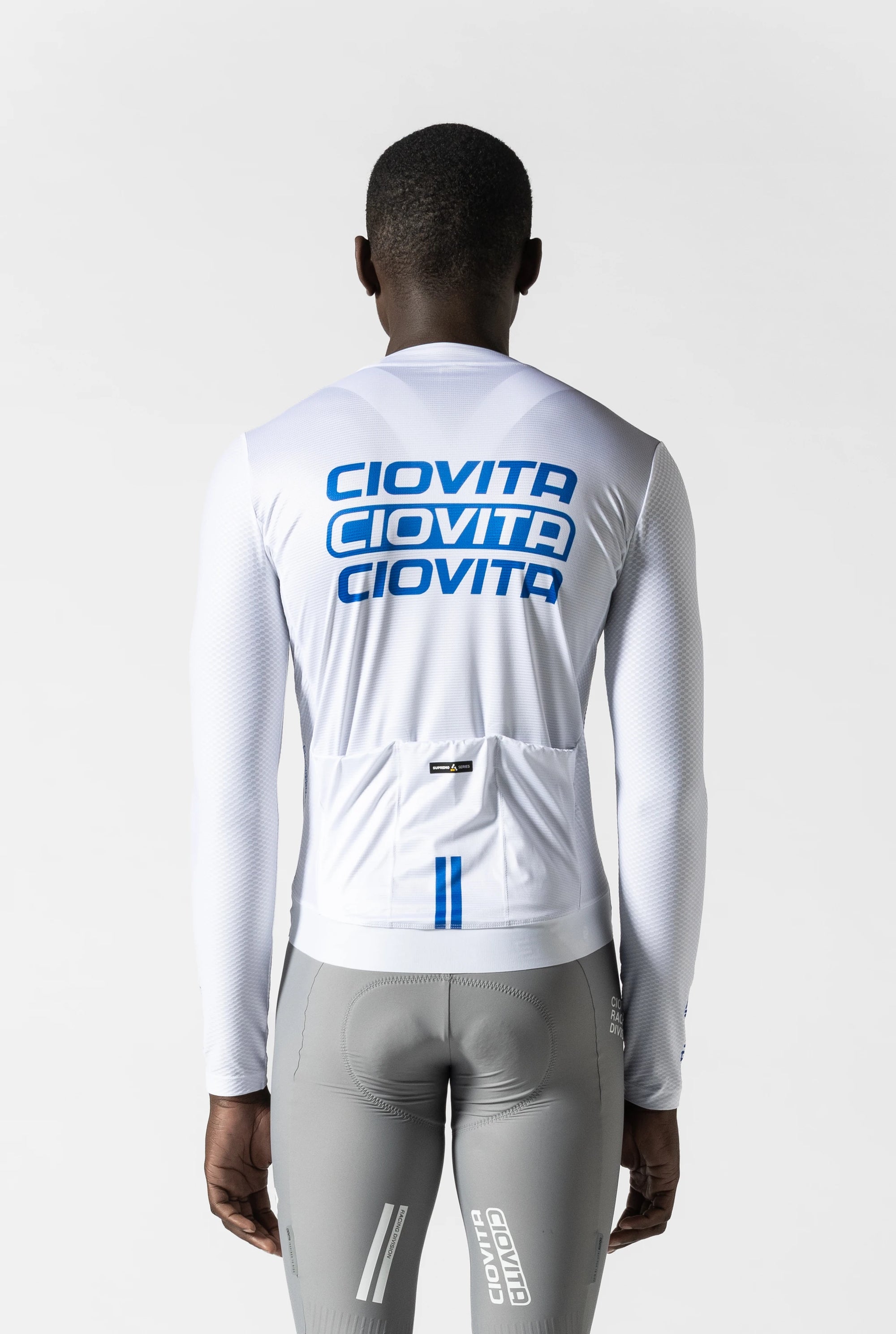 Men's Long Sleeve Race Fit Jersey 3.0 (Trinity White)
