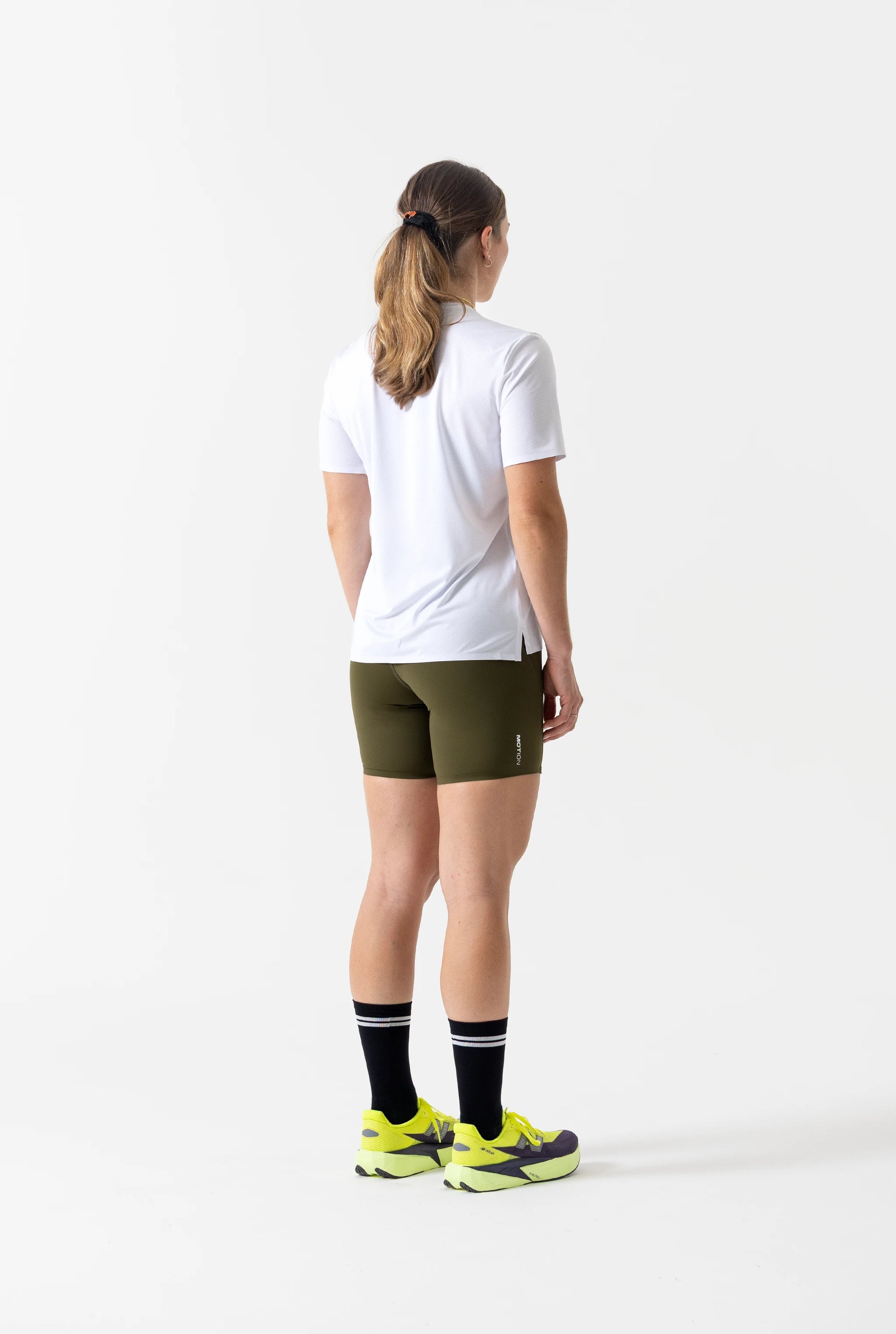 Women's Short Sleeve Tech Tee (White)
