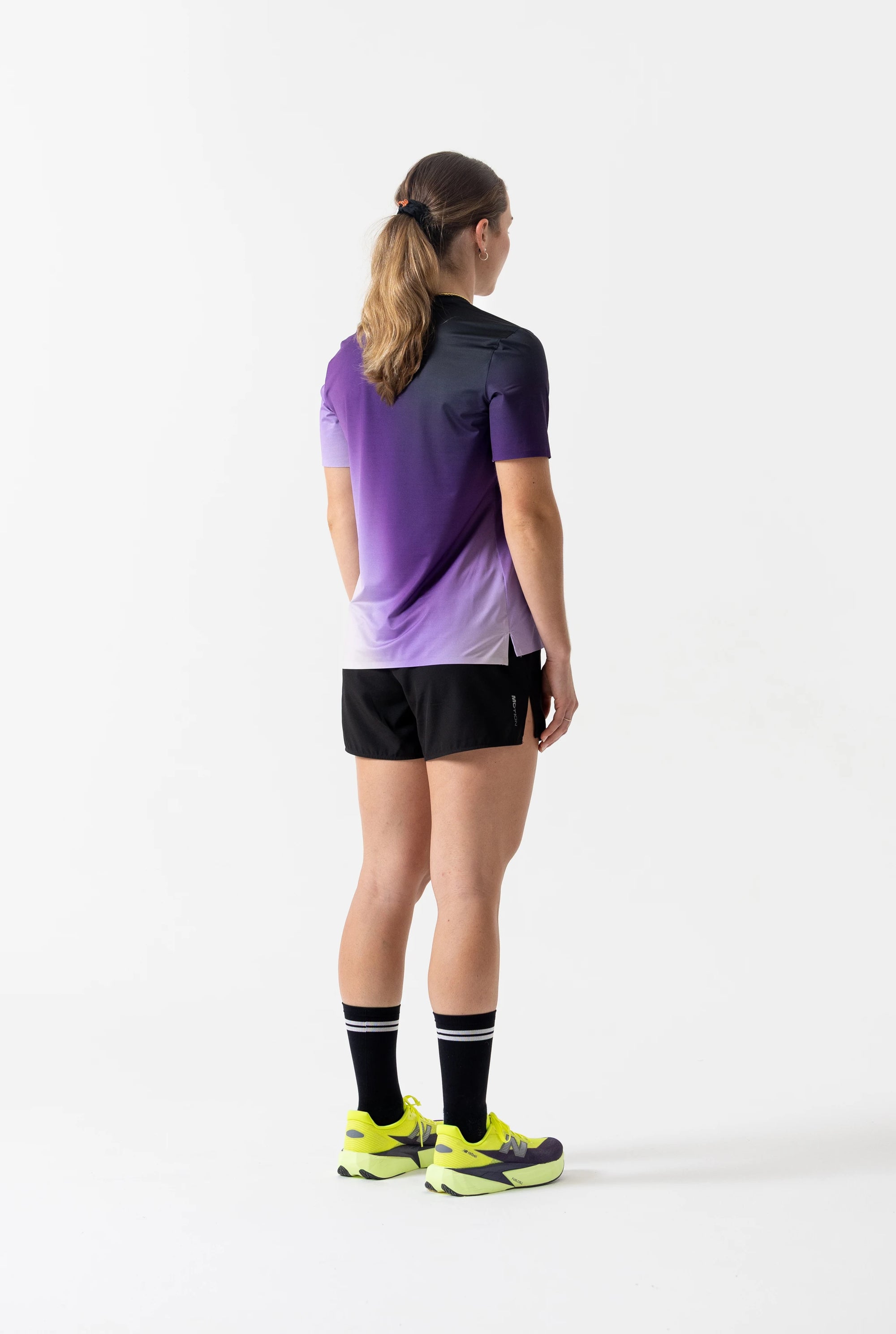 Women's Short Sleeve Tech Tee (Purple Fade)