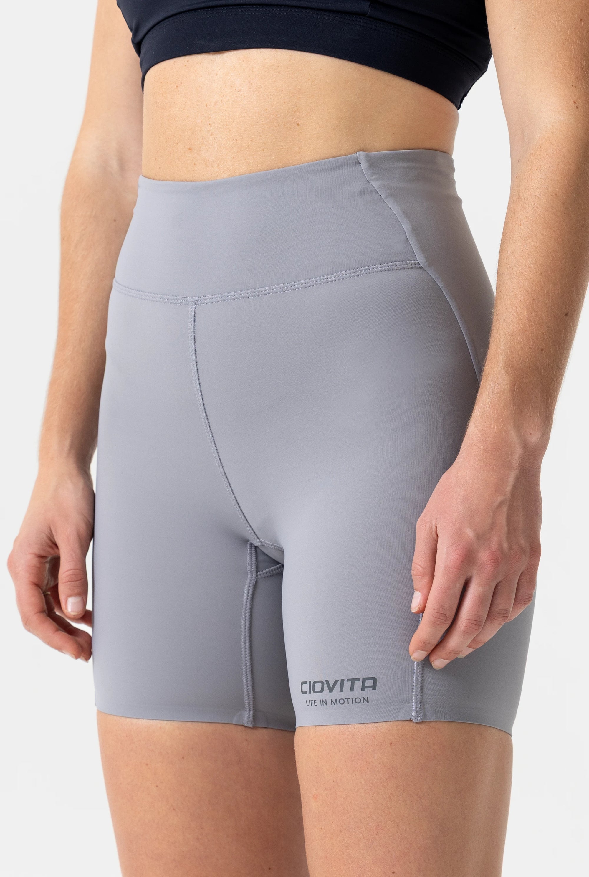 Women's 6 Inch Training Tights (Grey)