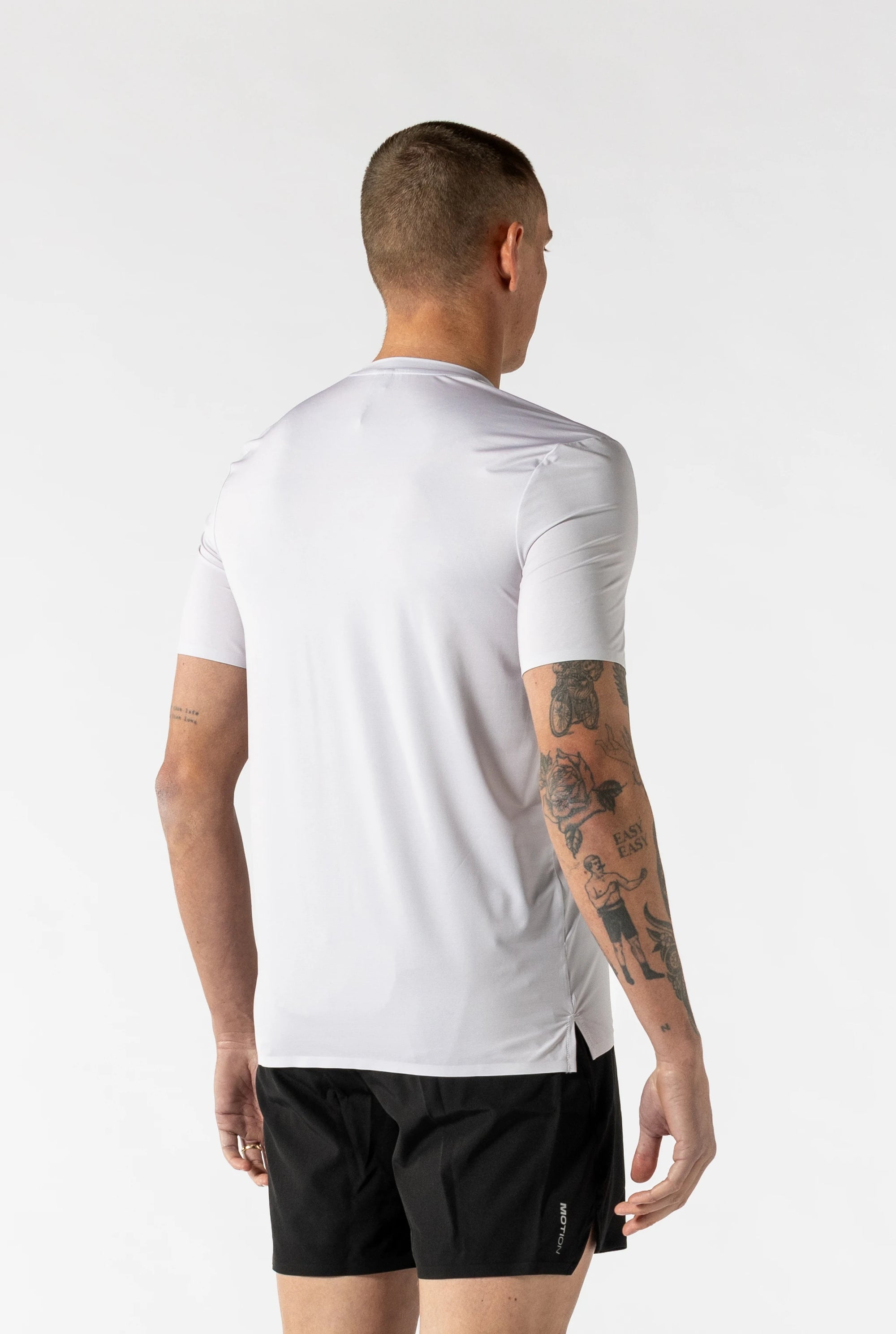 Men's Short Sleeve Tech Tee (Stone Grey)