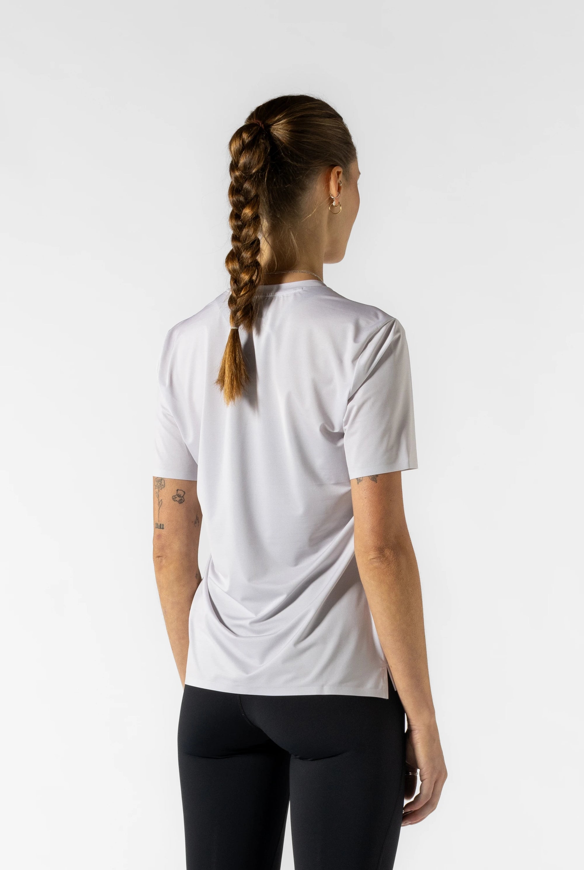 Women's Short Sleeve Tech Tee (Stone Grey)