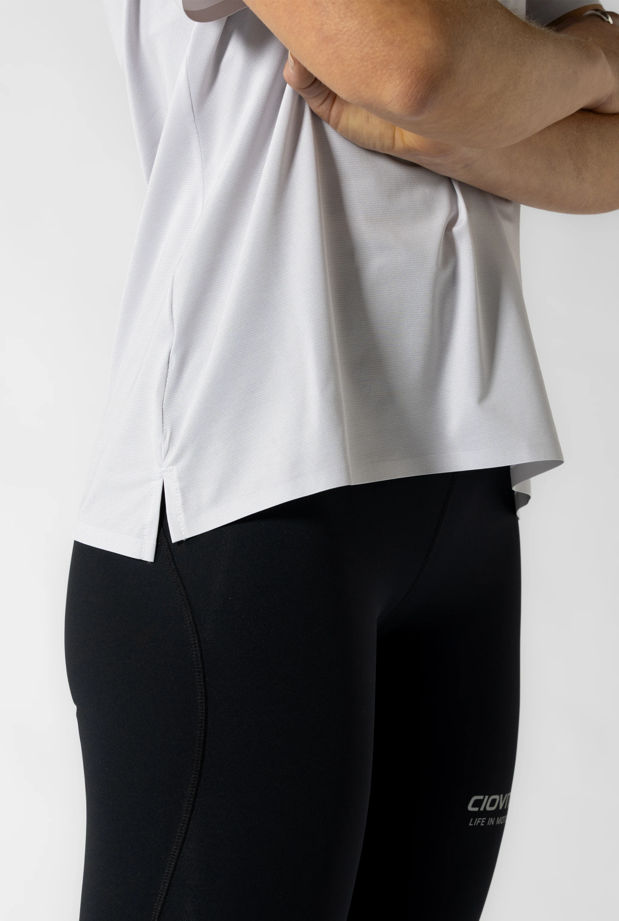 Women's Short Sleeve Tech Tee (Stone Grey)