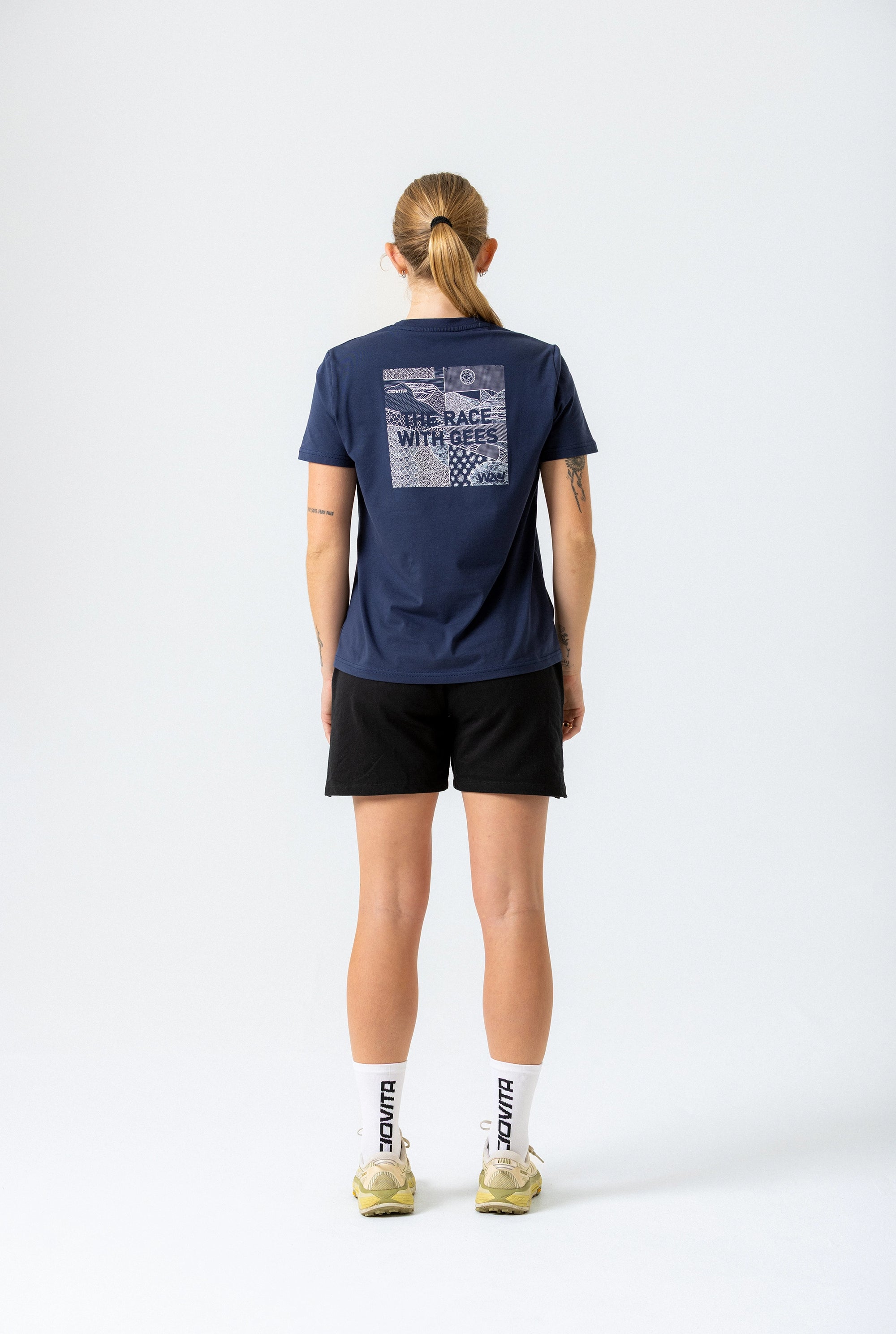 Women's FNB Wines2Whales T Shirt (Navy)