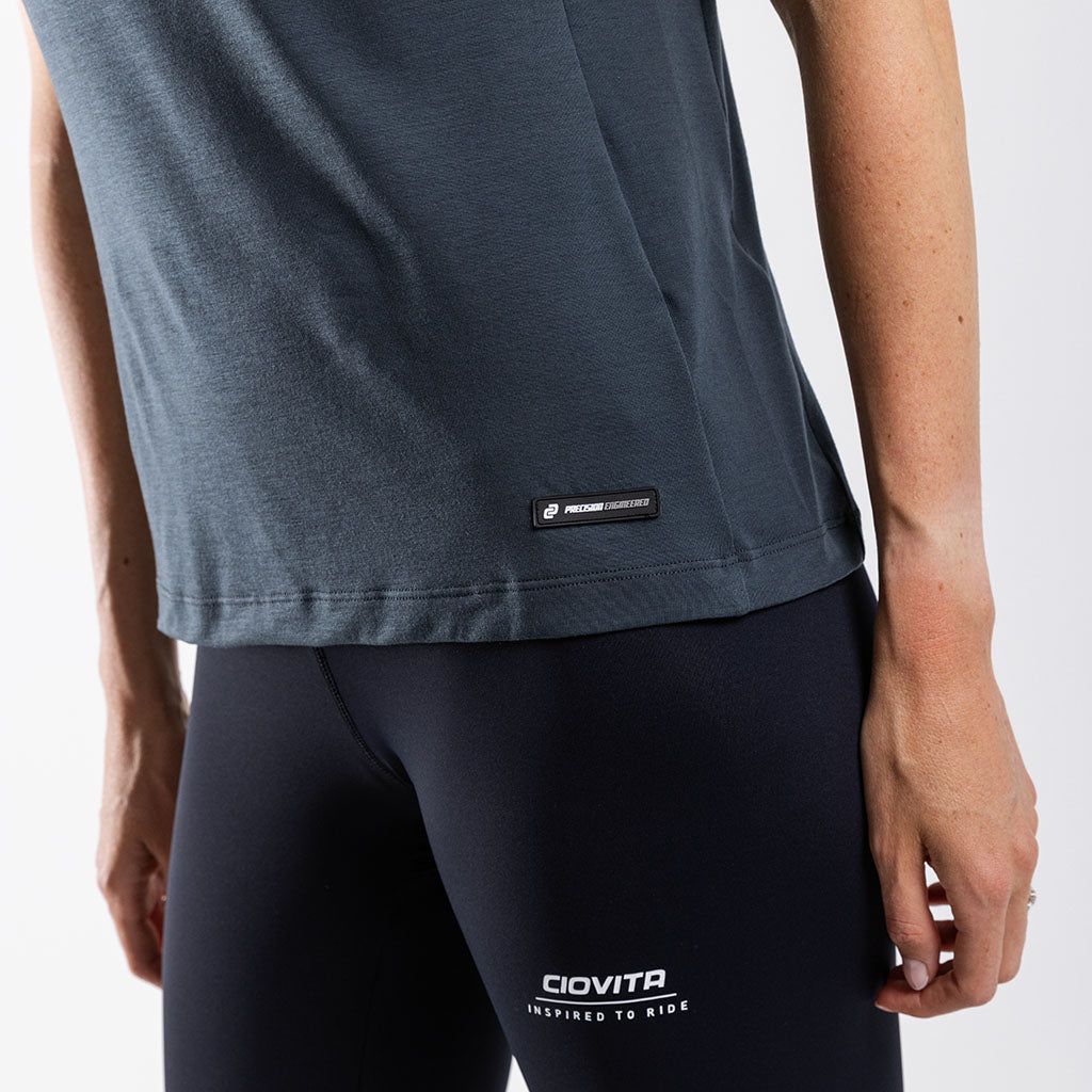 Women's Commuter Tech T Shirt (Seastorm)