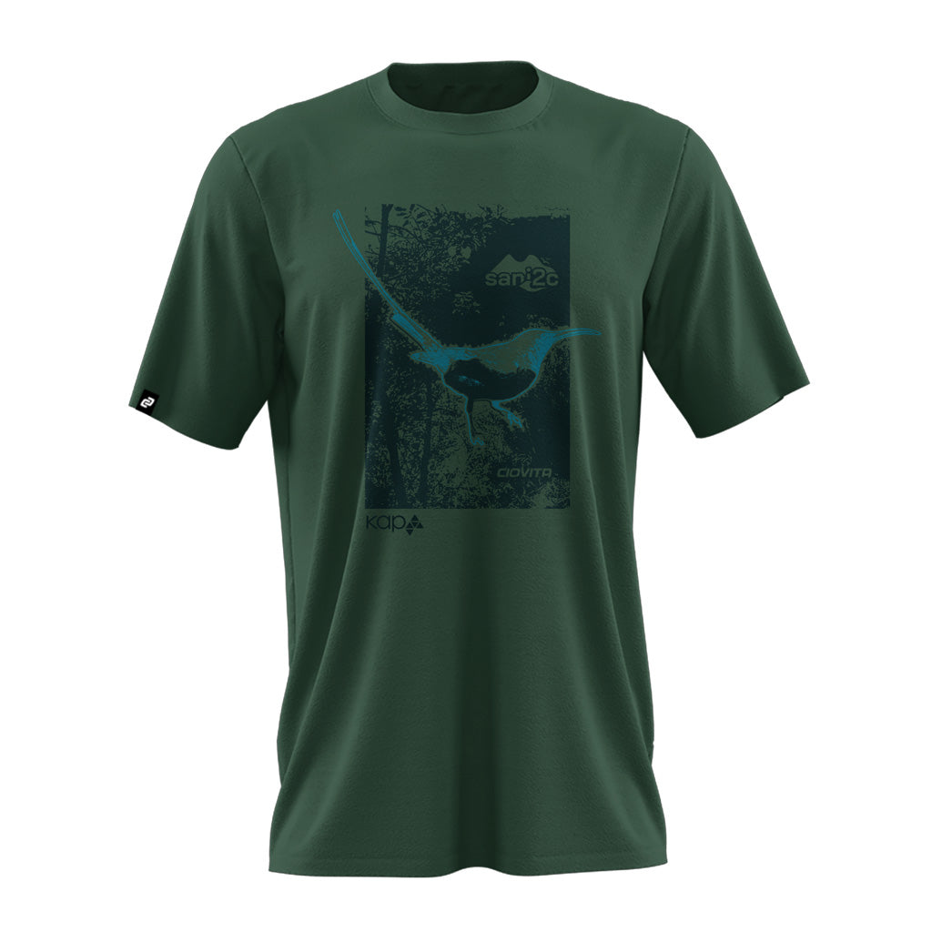 Mens Sani2c Bottle Green Tshirt
