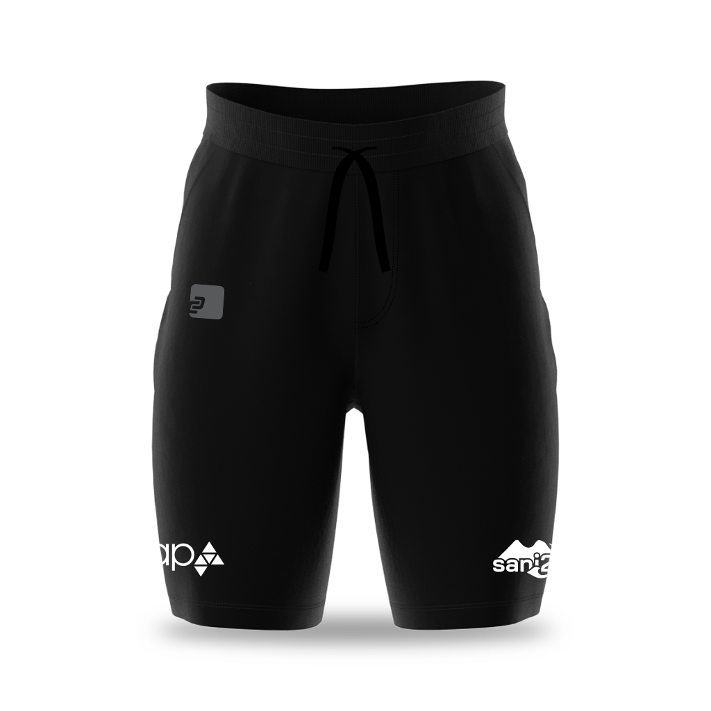 Men's Sani2c Black Fleece Shorts