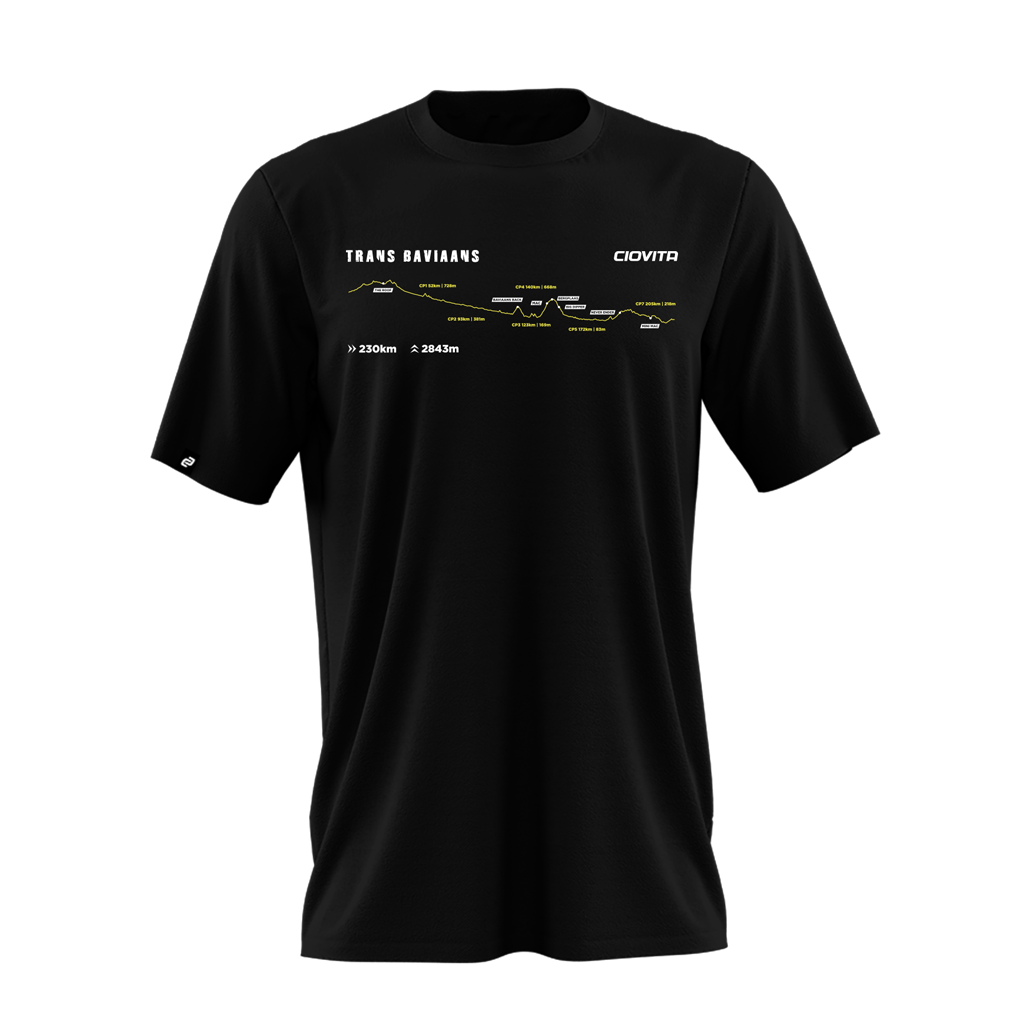 Mens Trans Baviaans Route Tshirt