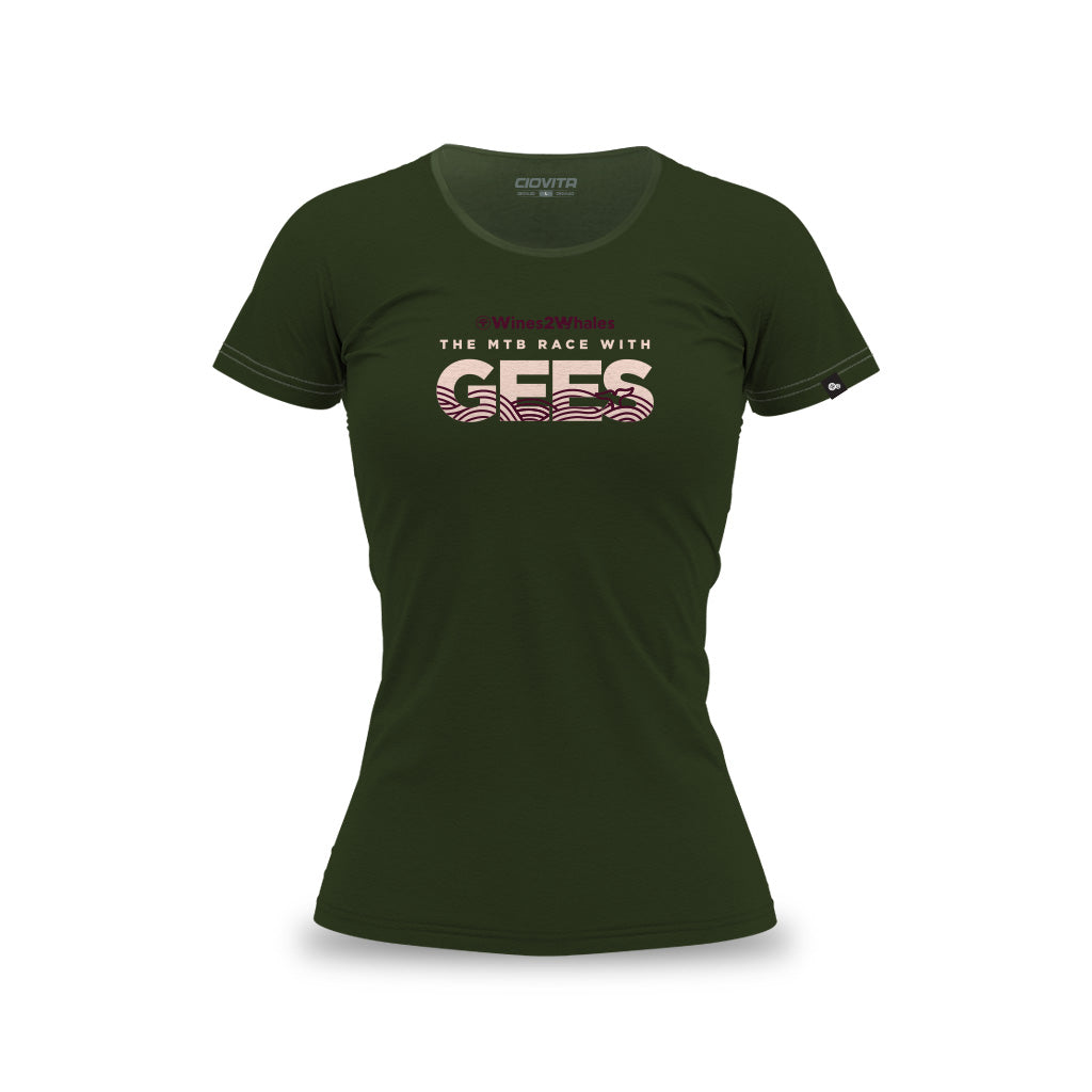 Women's FNB Wines2Whales 2023 Gees T Shirt (Olive)